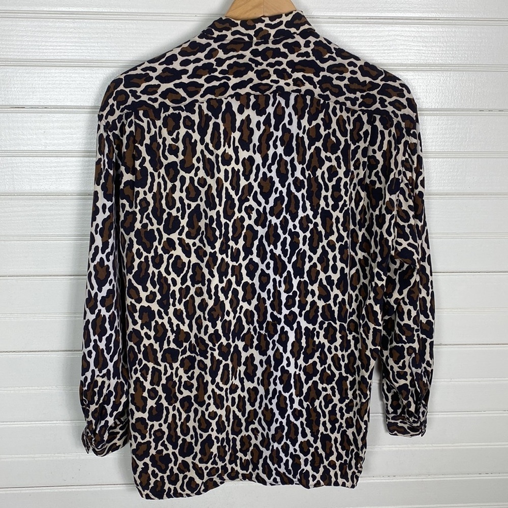 Equipment Animal Print Blouse Size Small - Picture 4 of 5